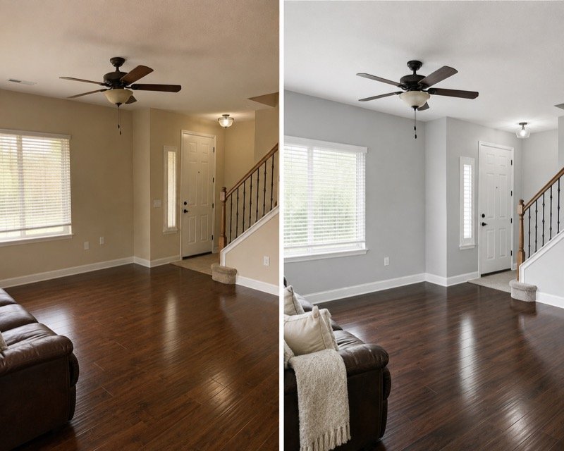 Full interior painting by Juan Carlos Handyman in Palmdale CA